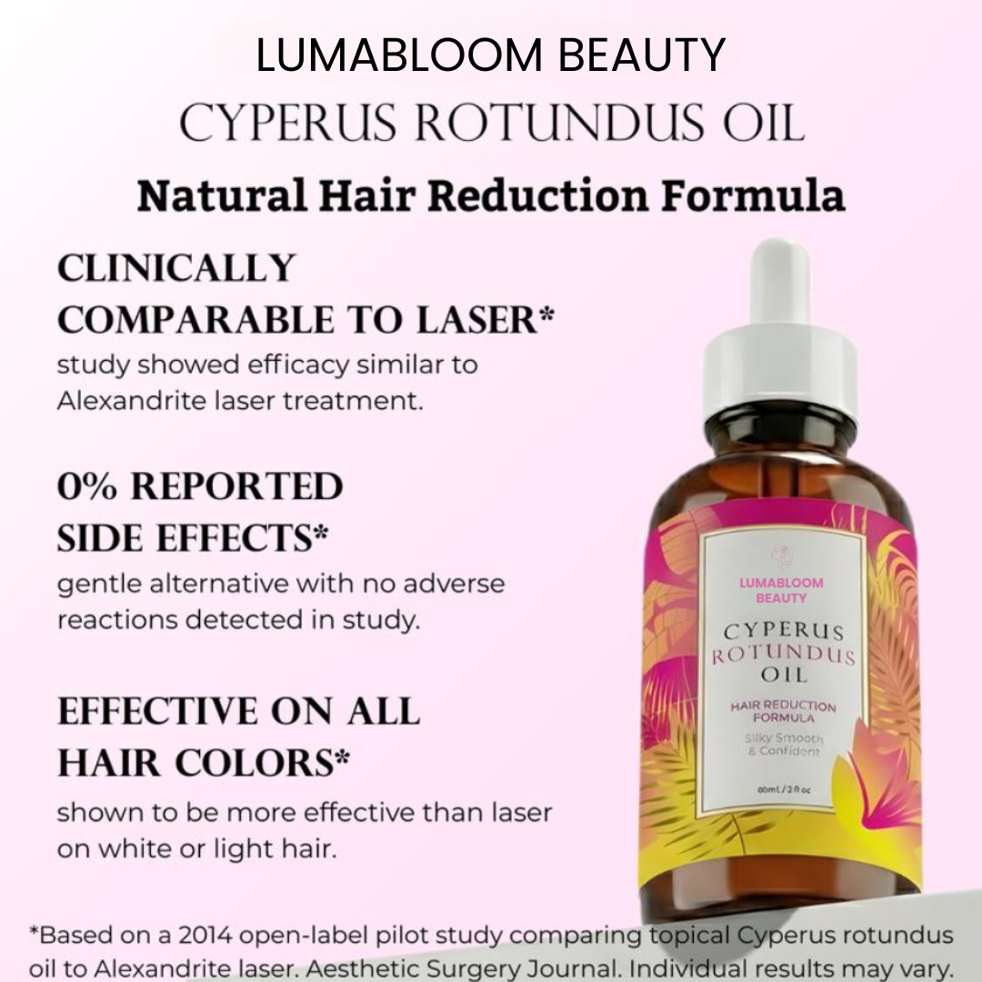 Cyperus Rotundus Oil for Hair Reduction